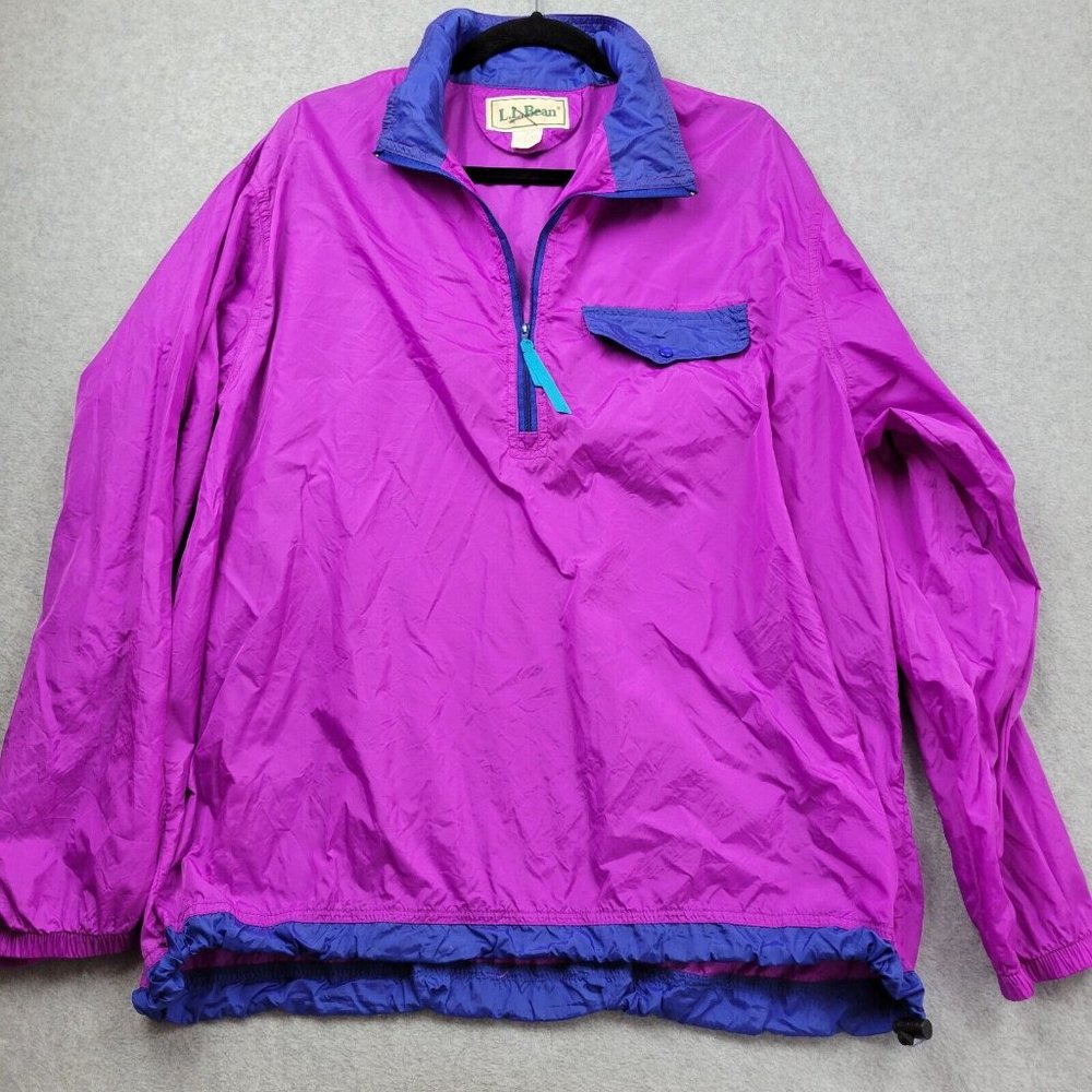 L.L. Bean Women's Magenta and Navy Ski Jacket
